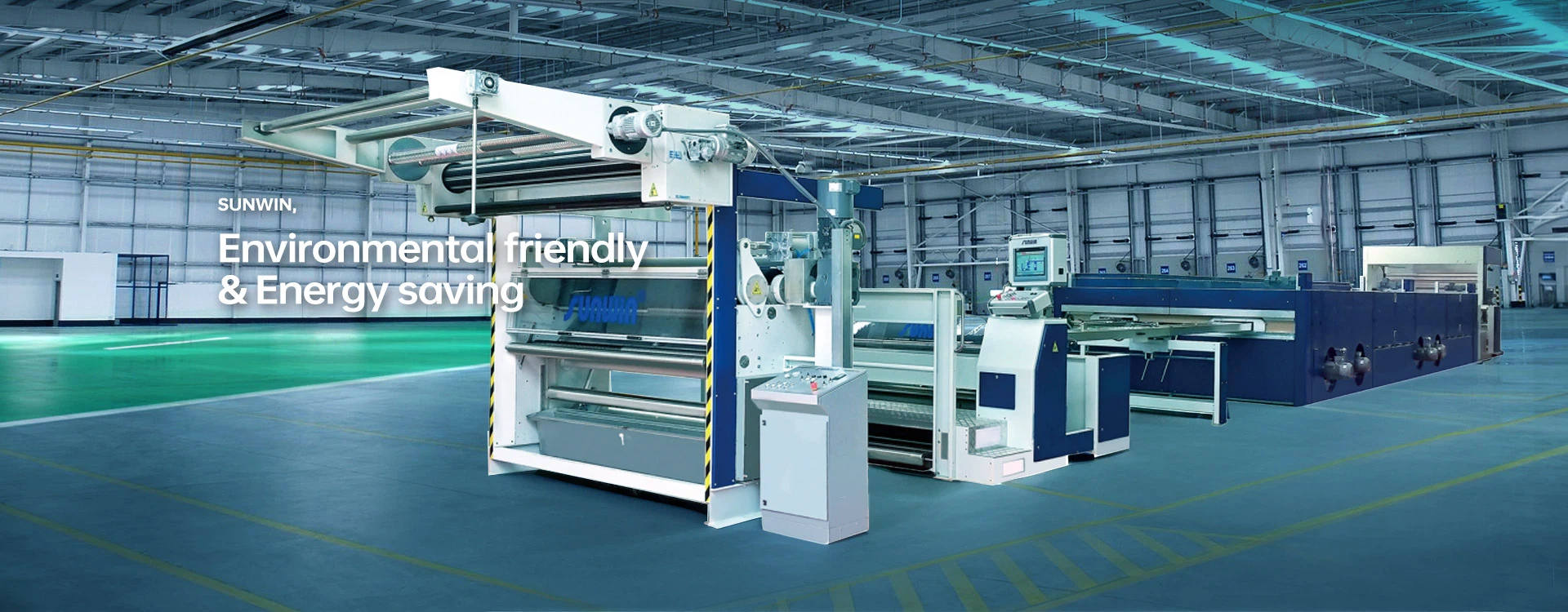 Textile stenter for woven fabric